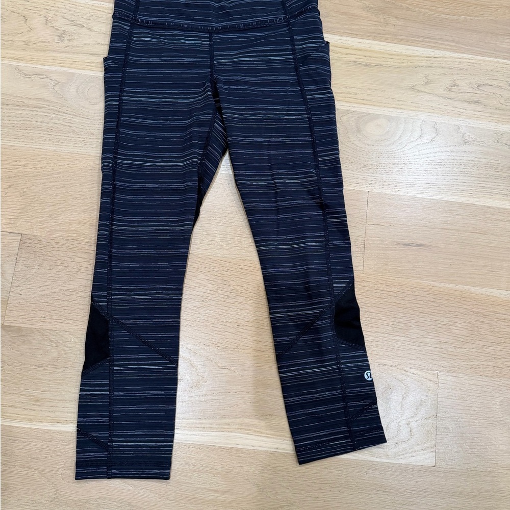 Lululemon Black and blue Leggings